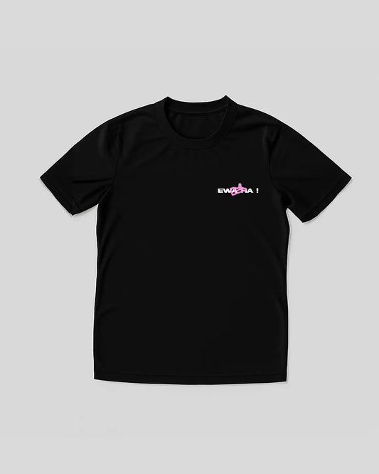 T-shirt_Oversize_EWAHA_Graphique_Hand_Sign_Minimal_Line_Purple-2-Noir-front