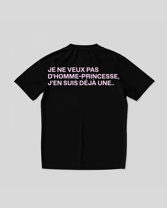 T-shirt_Oversize_EWAHA_Graphique_Hand_Sign_Minimal_Line_Purple-Noir-back
