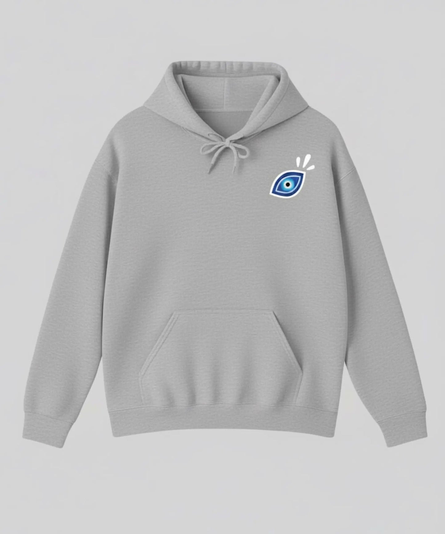 Hoodie Oversize All Eyes On Me - La Suivette - Gris